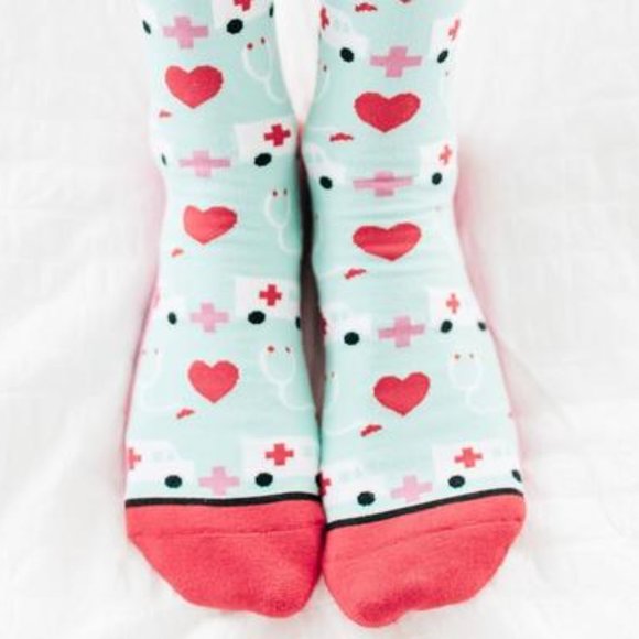 Life Saver Crew Socks - Picture 2 of 3